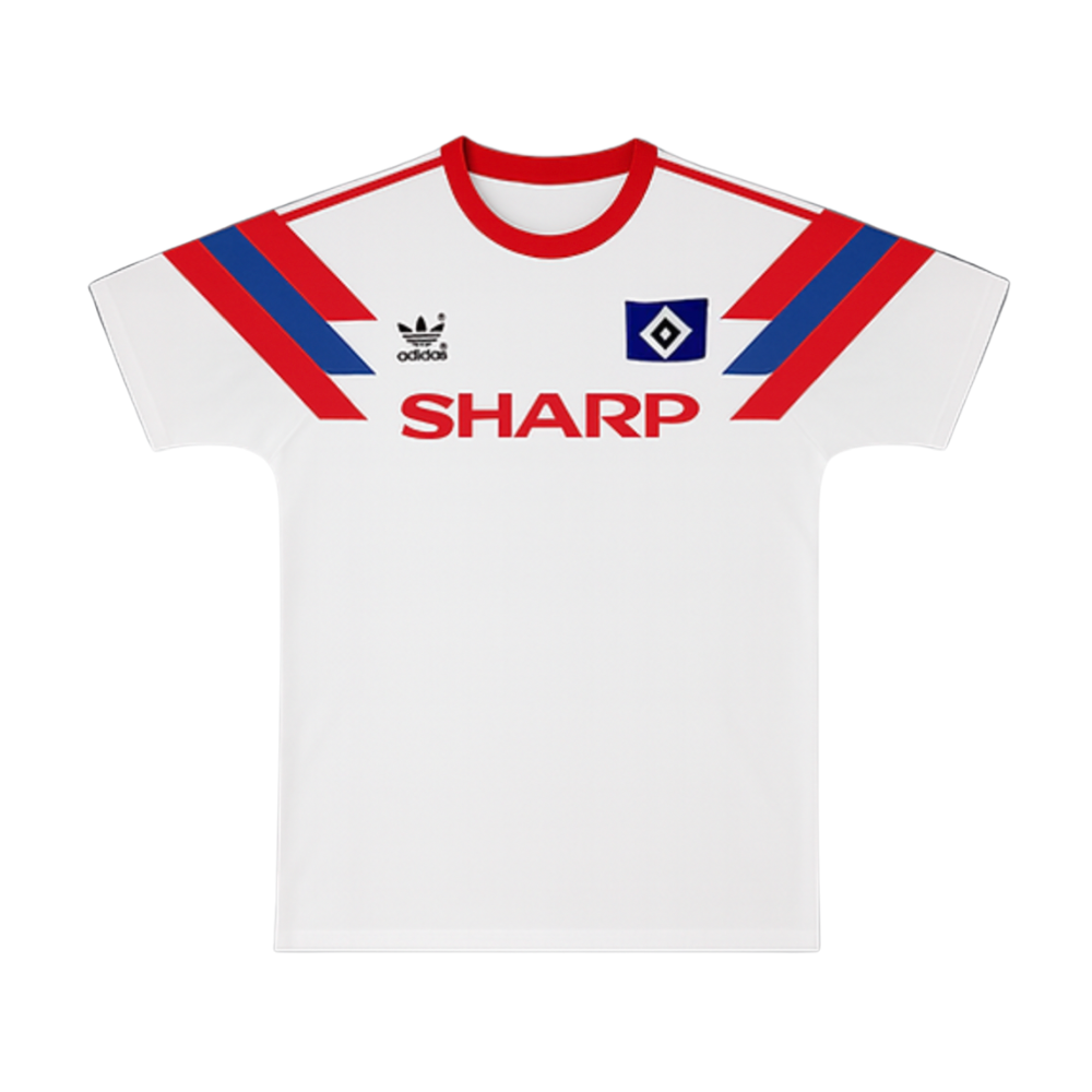 1990-91 Hamburger SV Home Shirt