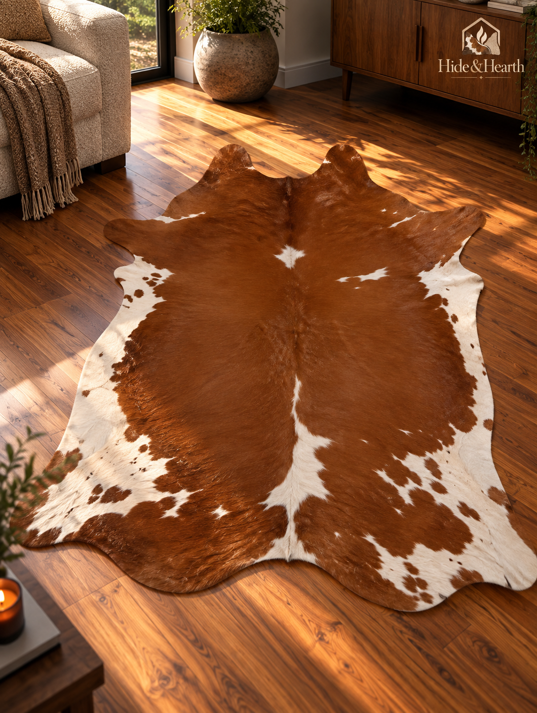 Lucia Cowhide Rug