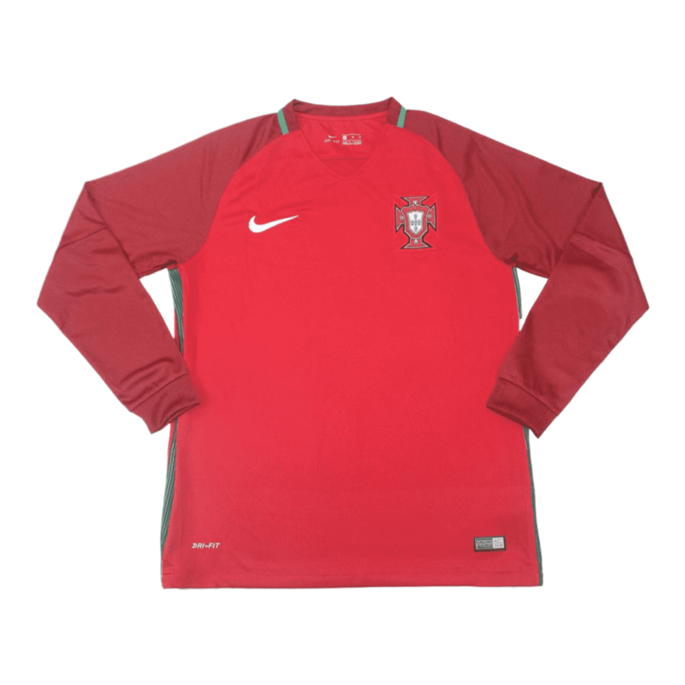 2016 Portugal Home Shirt Long Sleeve