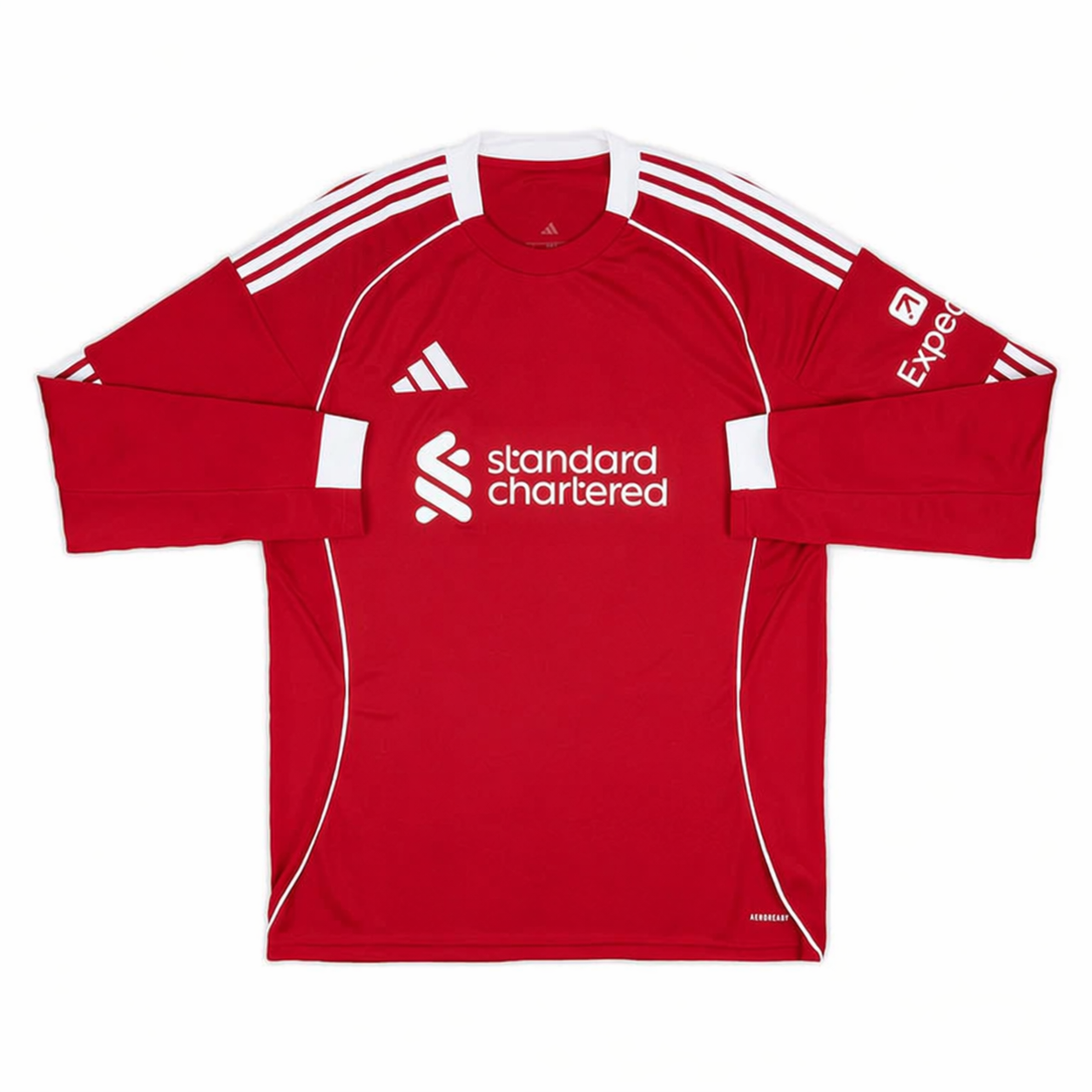 2025-26 LiverPL FC Home Long Sleeve Shirt