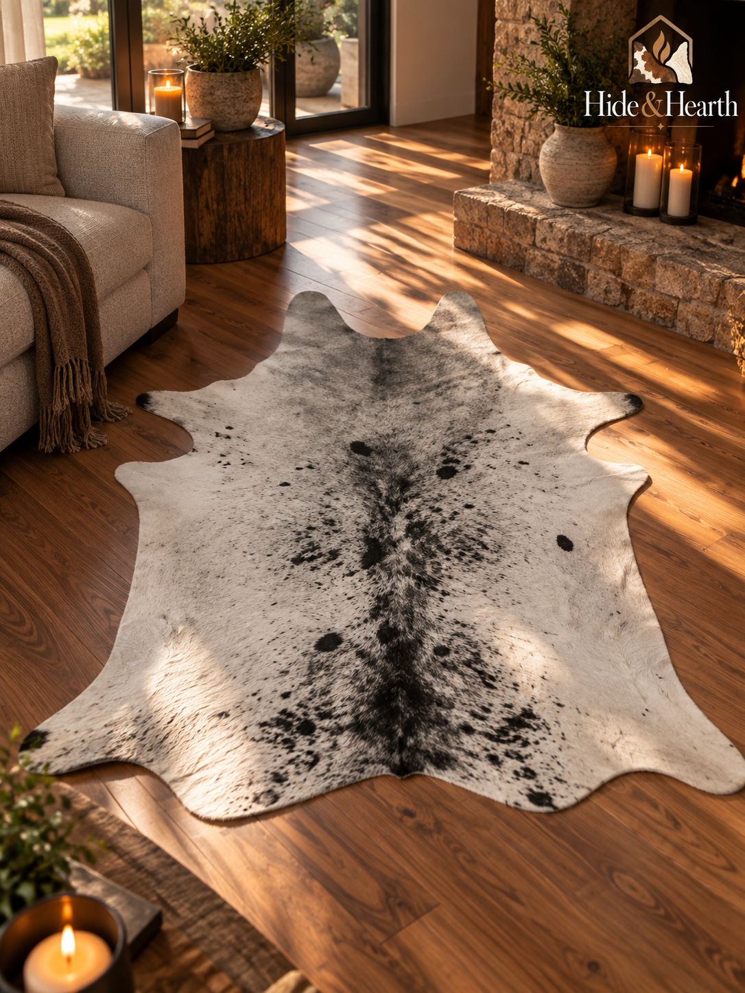 Livia Cowhide Rug