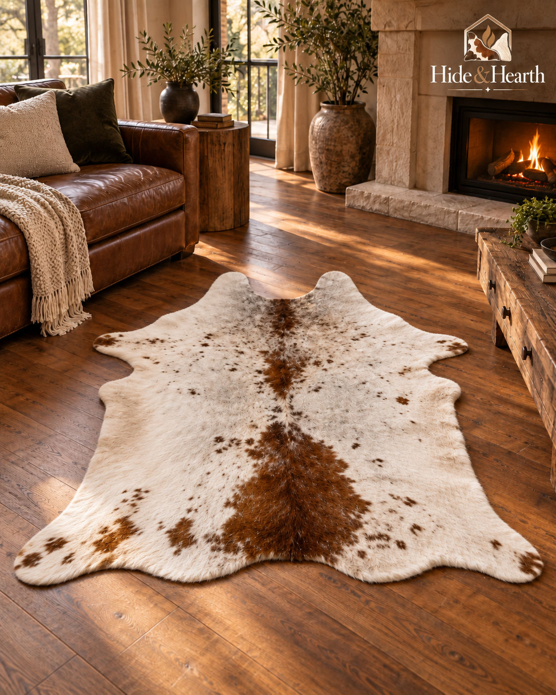 Aveline Cowhide Rug