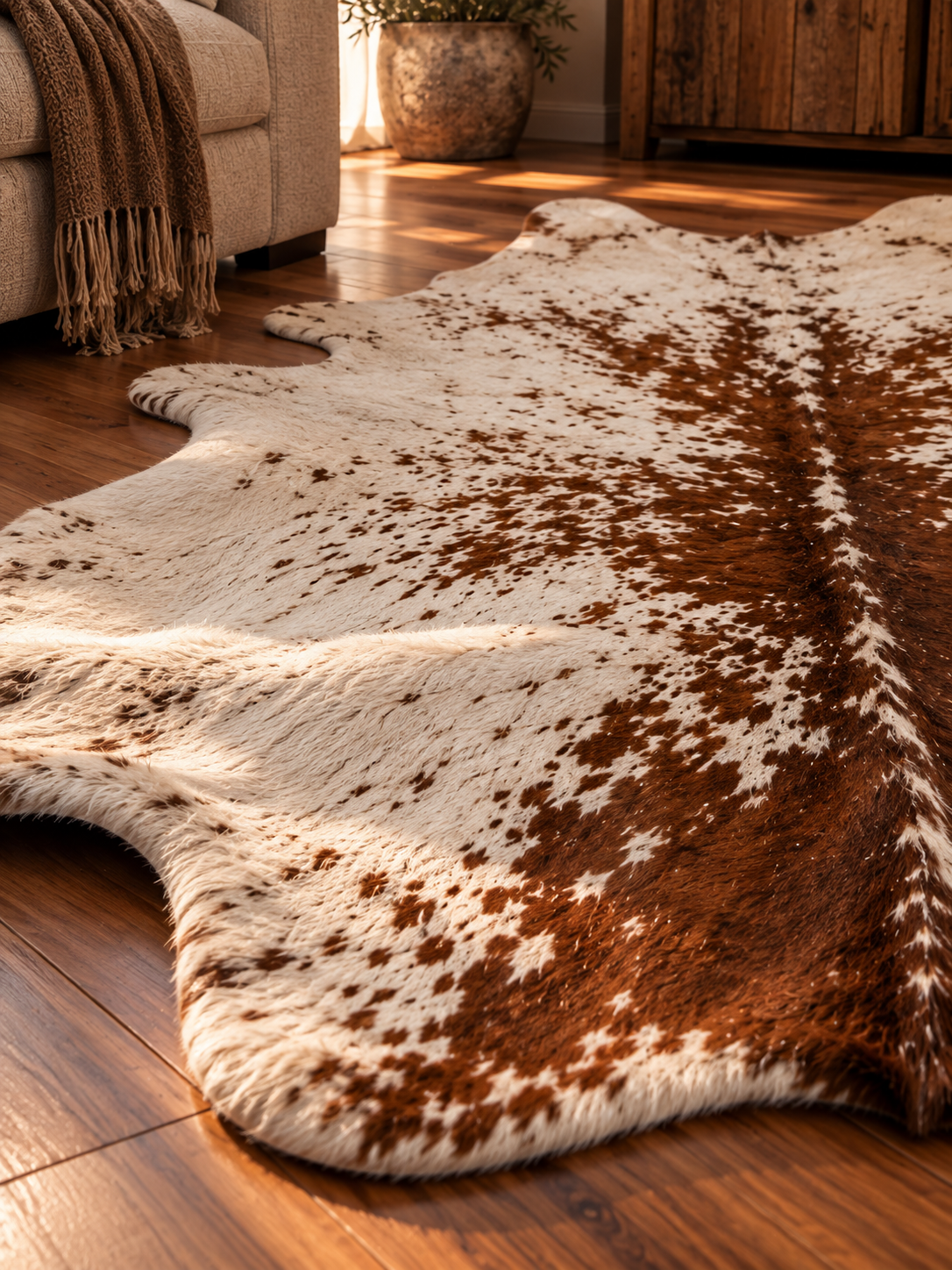 Serena Cowhide Rug