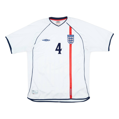 2002 England Home Shirt