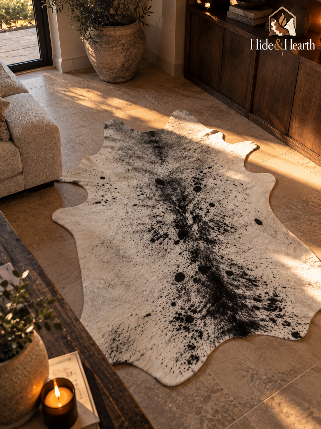 Livia Cowhide Rug