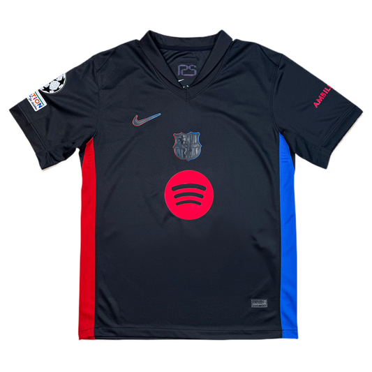 2024-25 FC Barcelona 2nd Kit Spotify Logo