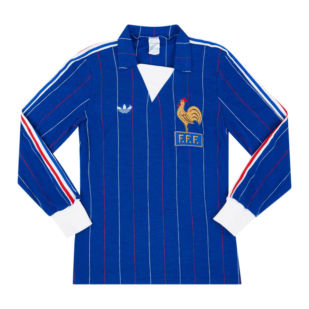 1980-82 France Long Sleeve Home Shirt
