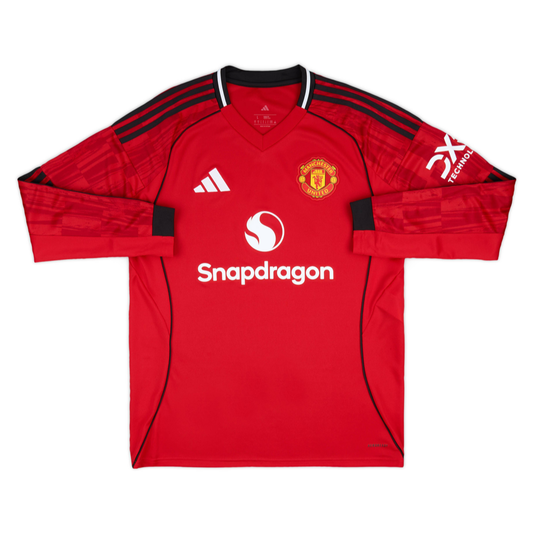 2025-26 Manchester United FC Long Sleeve Home Shirt
