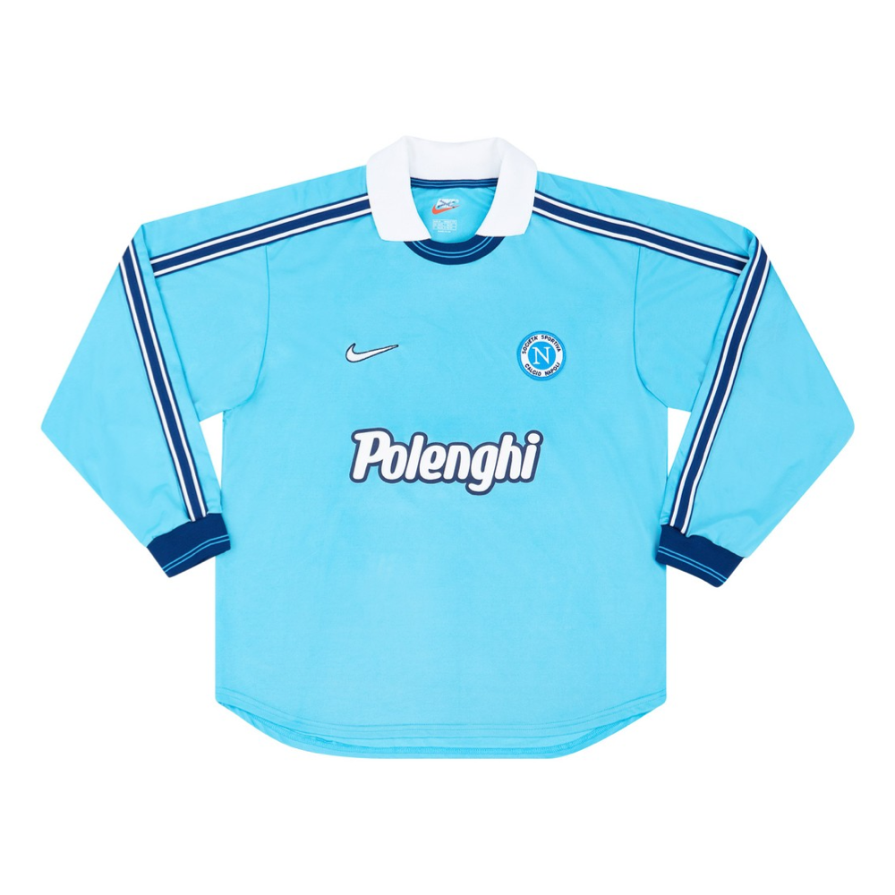 1998-99 SSC Napoli Home Long Sleeve Kit