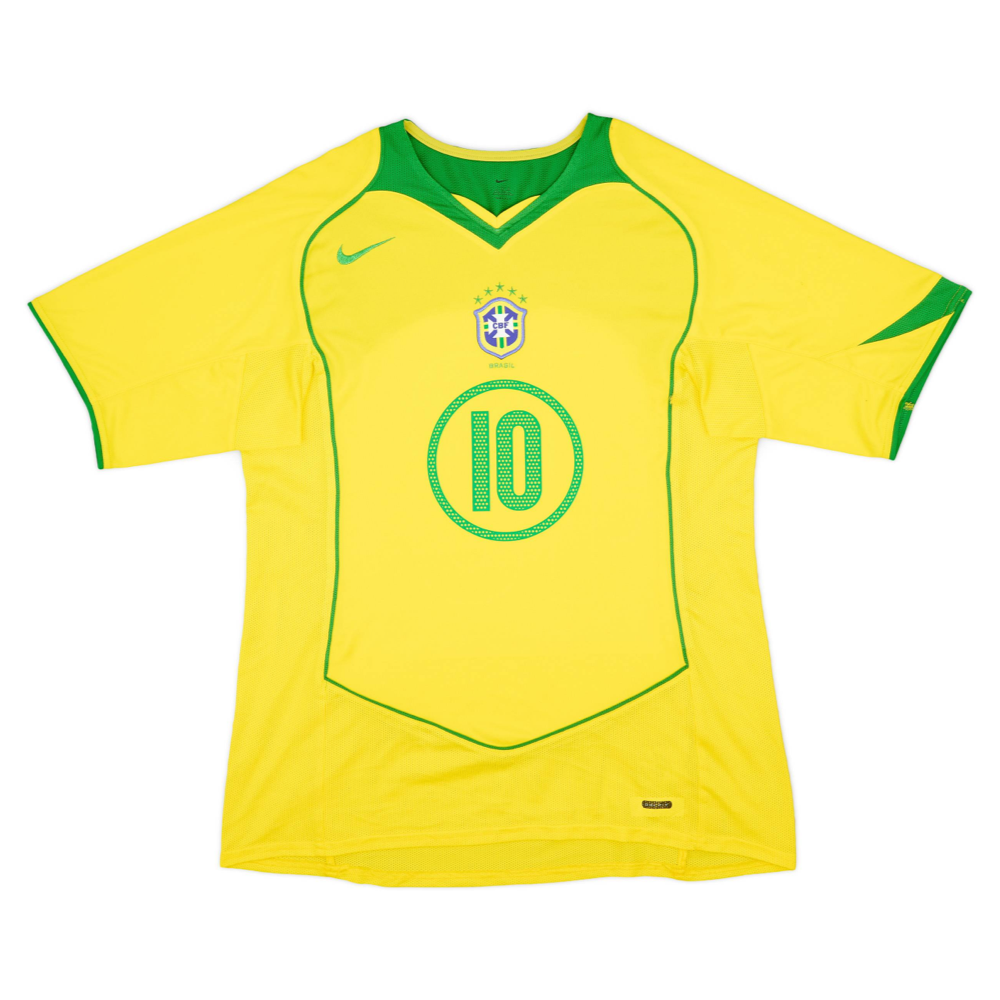 2004 Brazil Home Shirt