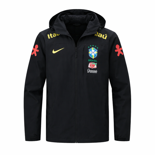 Brazil Windbreaker Jacket Black