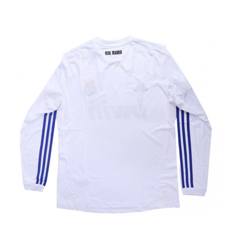 2010-11 Real Madrid Home Shirt Long Sleeve