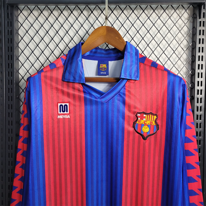 1991-92 FC Barcelona Long Sleeve Home Shirt