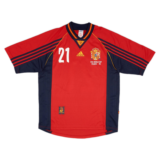1998 Spain Home Shirt
