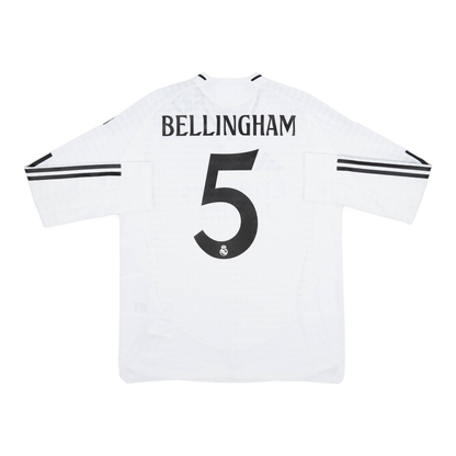 2024-25 Real Madrid CF Long Sleeve Home Shirt