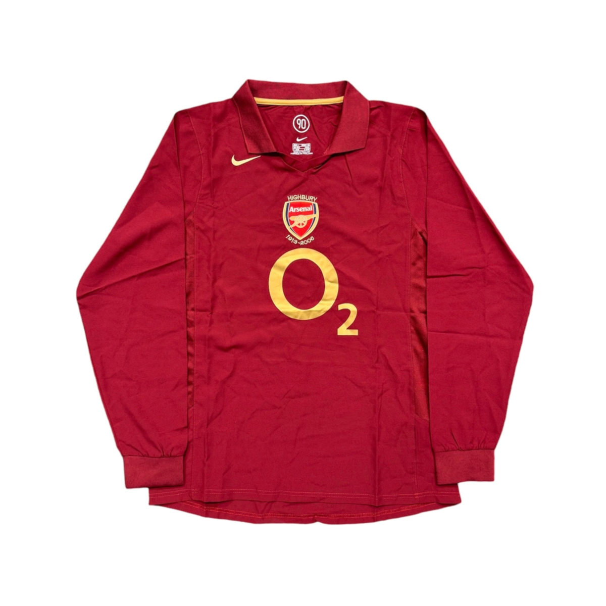 2005-06 Arsenal FC Long Sleeve Home Shirt