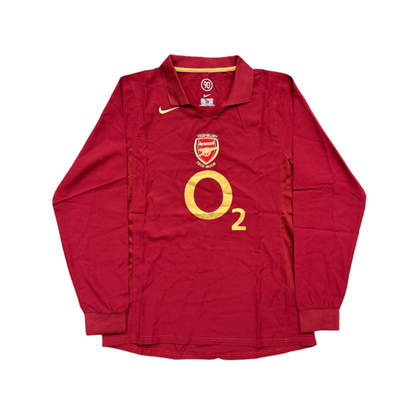 2005-06 Arsenal FC Long Sleeve Home Shirt