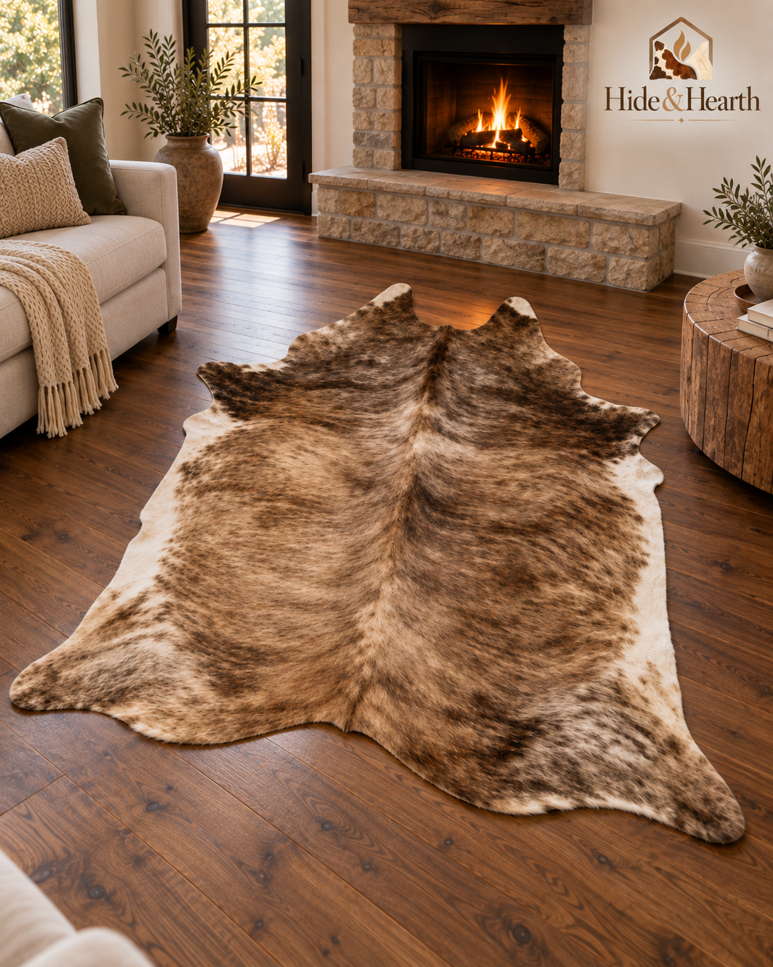 Elara Cowhide Rug