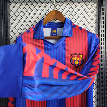 1991-92 FC Barcelona Long Sleeve Home Shirt