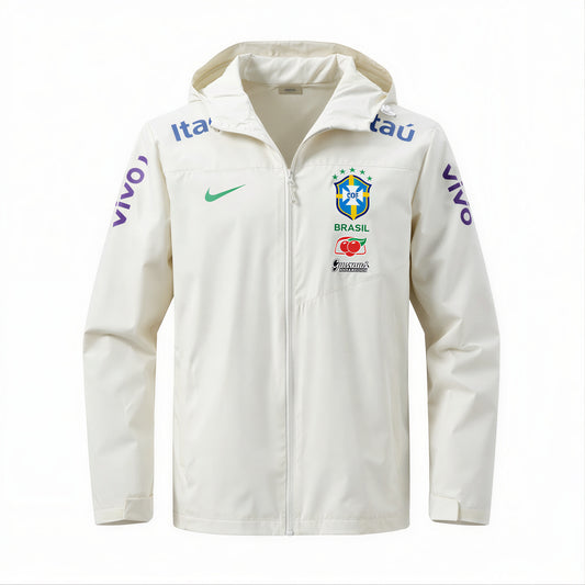 Brazil Windbreaker Jacket White