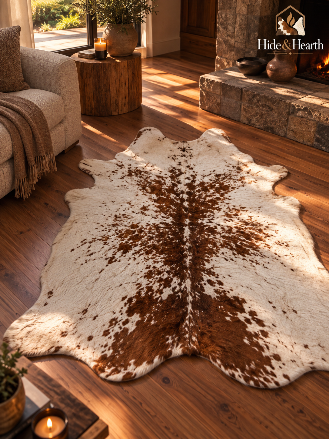 Serena Cowhide Rug